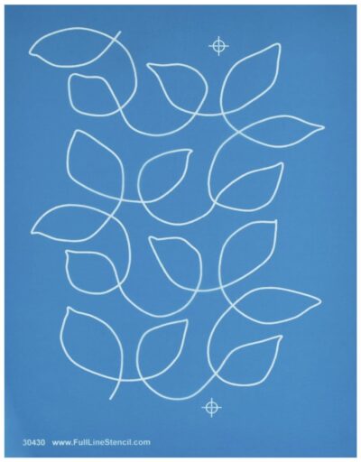 Quilting Stencil - Meandering Leaves